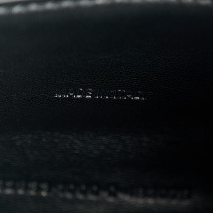 Balenciaga Velvet Jersey Hourglass Top Handle Bag XS Black 7 of 8