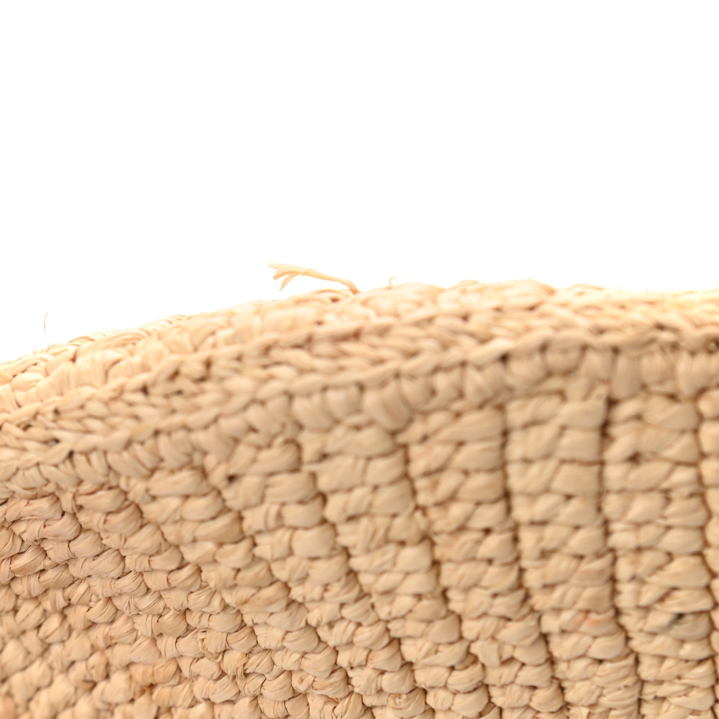 Raffia Vitello Small Hobo Naturale Black