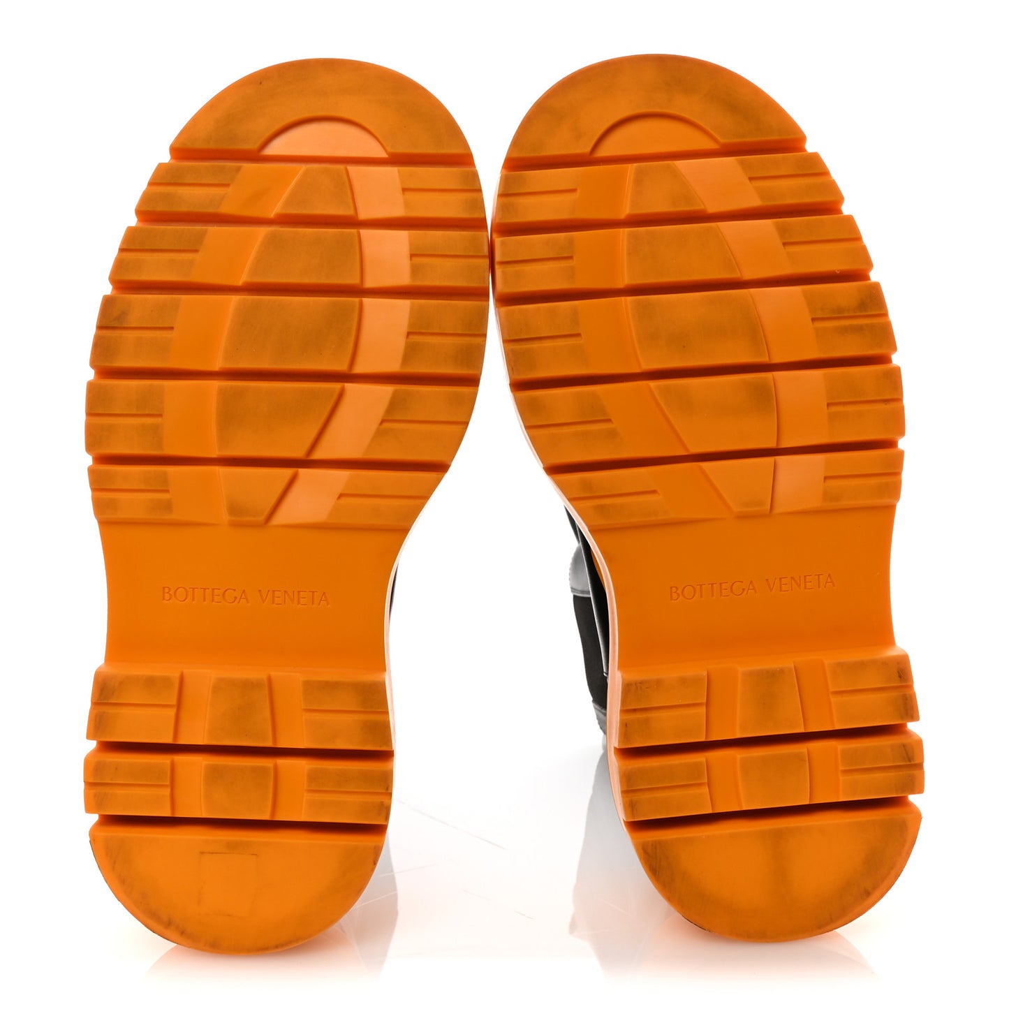 Calfskin The Tire Chelsea Boots 39 Black Tangerine
