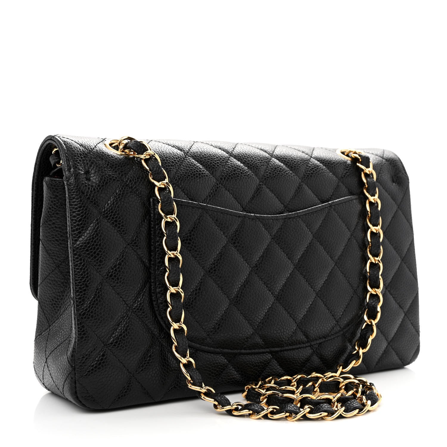 Chanel Caviar Quilted Medium Double Flap Black 3 of 10