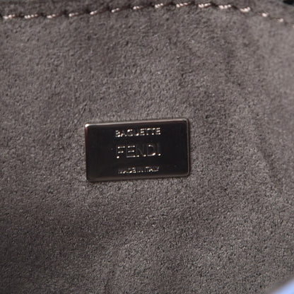 Fendi Elaphe Waves Micro Baguette Green Teal Blue Purple 7 of 8
