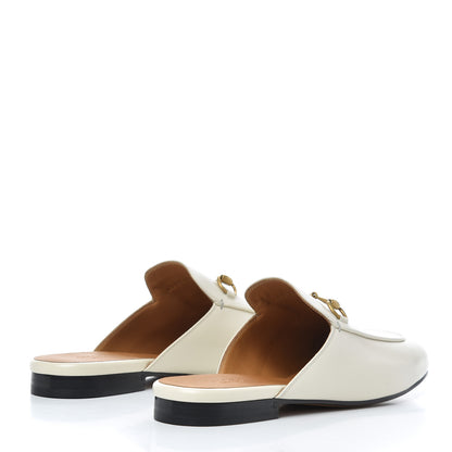 Gucci Malaga Kid Womens Princetown Slippers 38.5 Mystic White 4 of 11