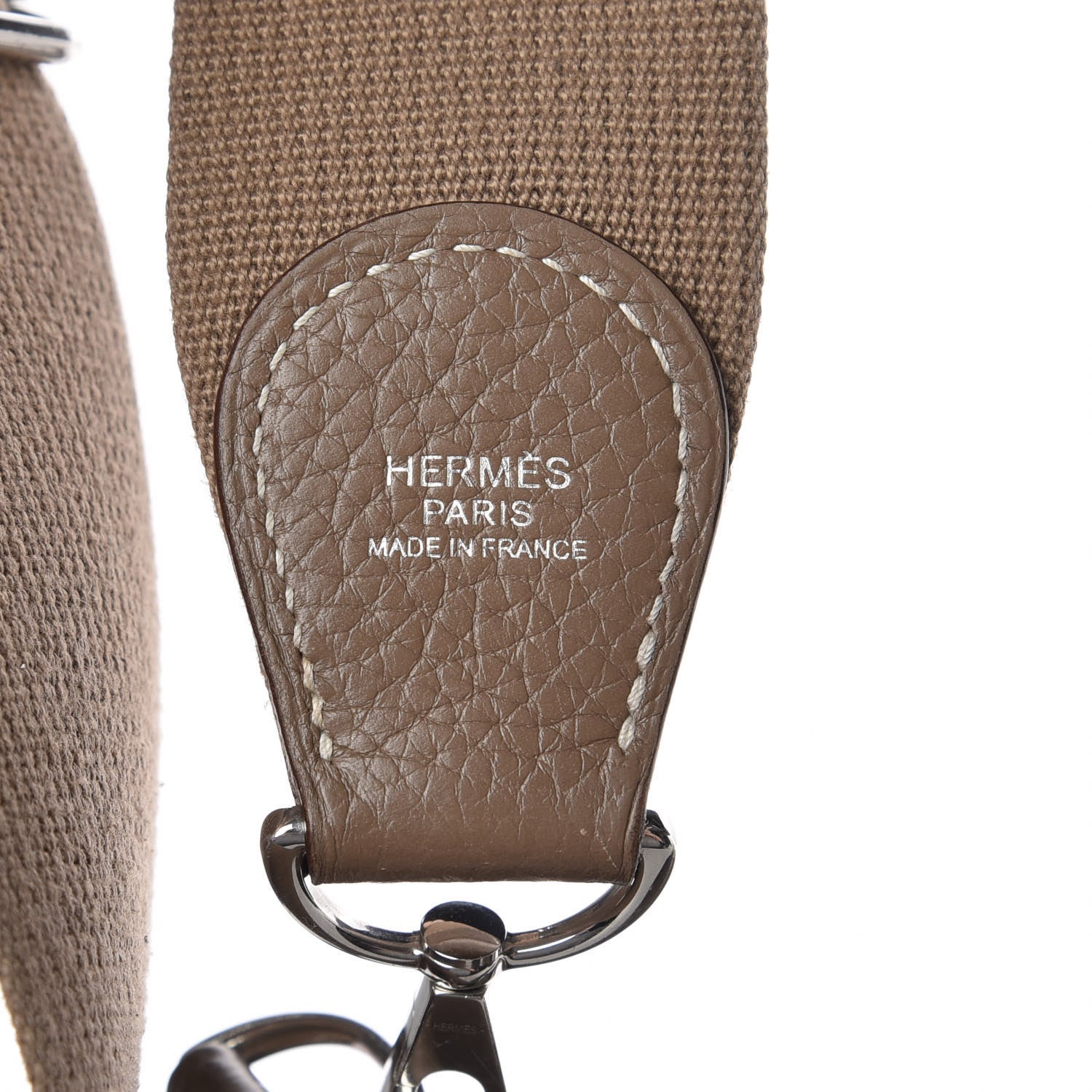 Hermes Taurillon Clemence Evelyne III PM Etoupe 11 of 16