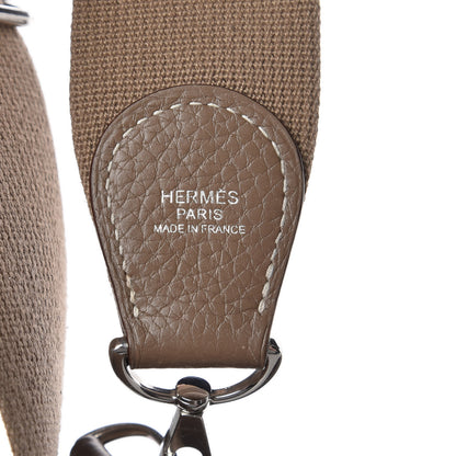 Hermes Taurillon Clemence Evelyne III PM Etoupe 11 of 16