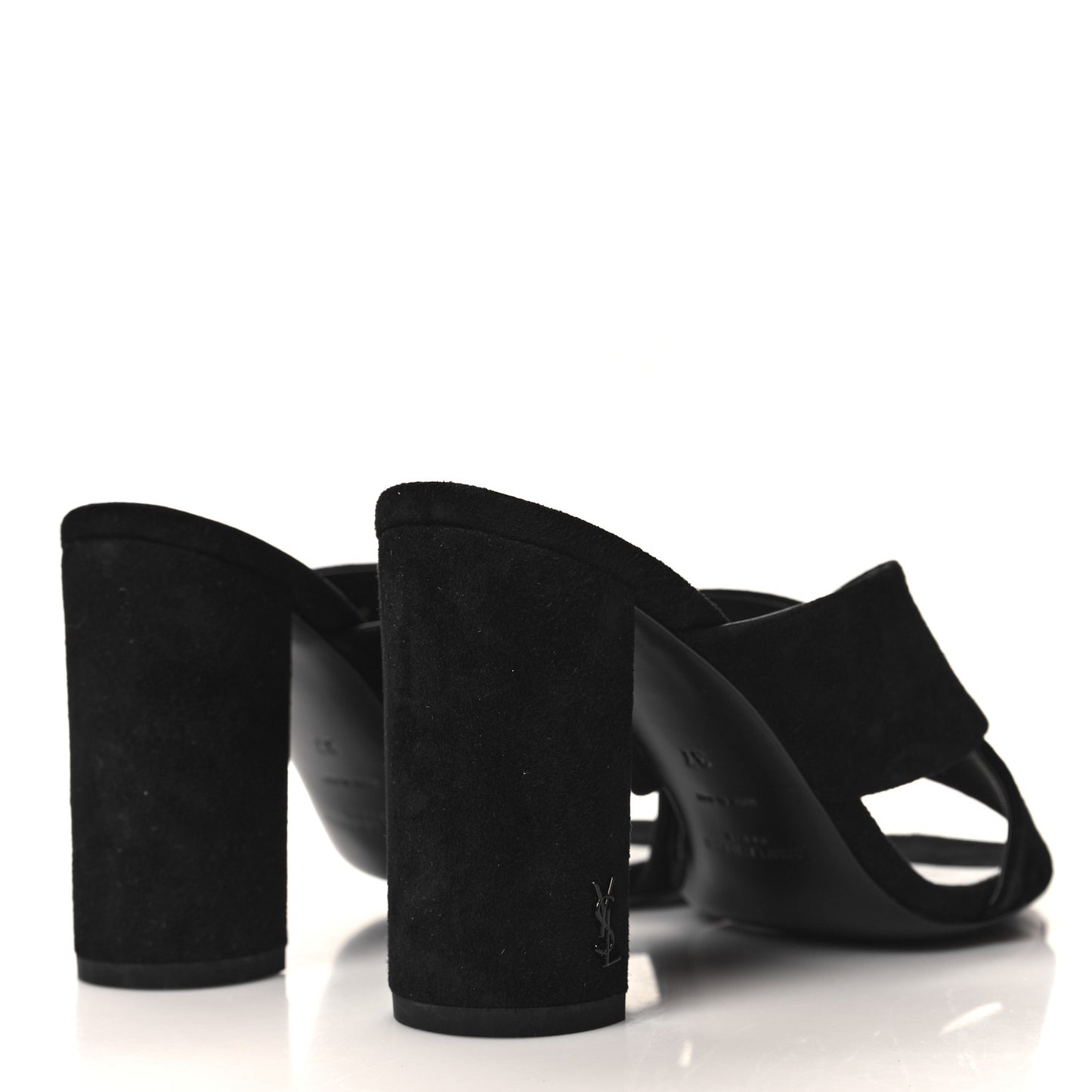 Suede LouLou Mules 37 Black