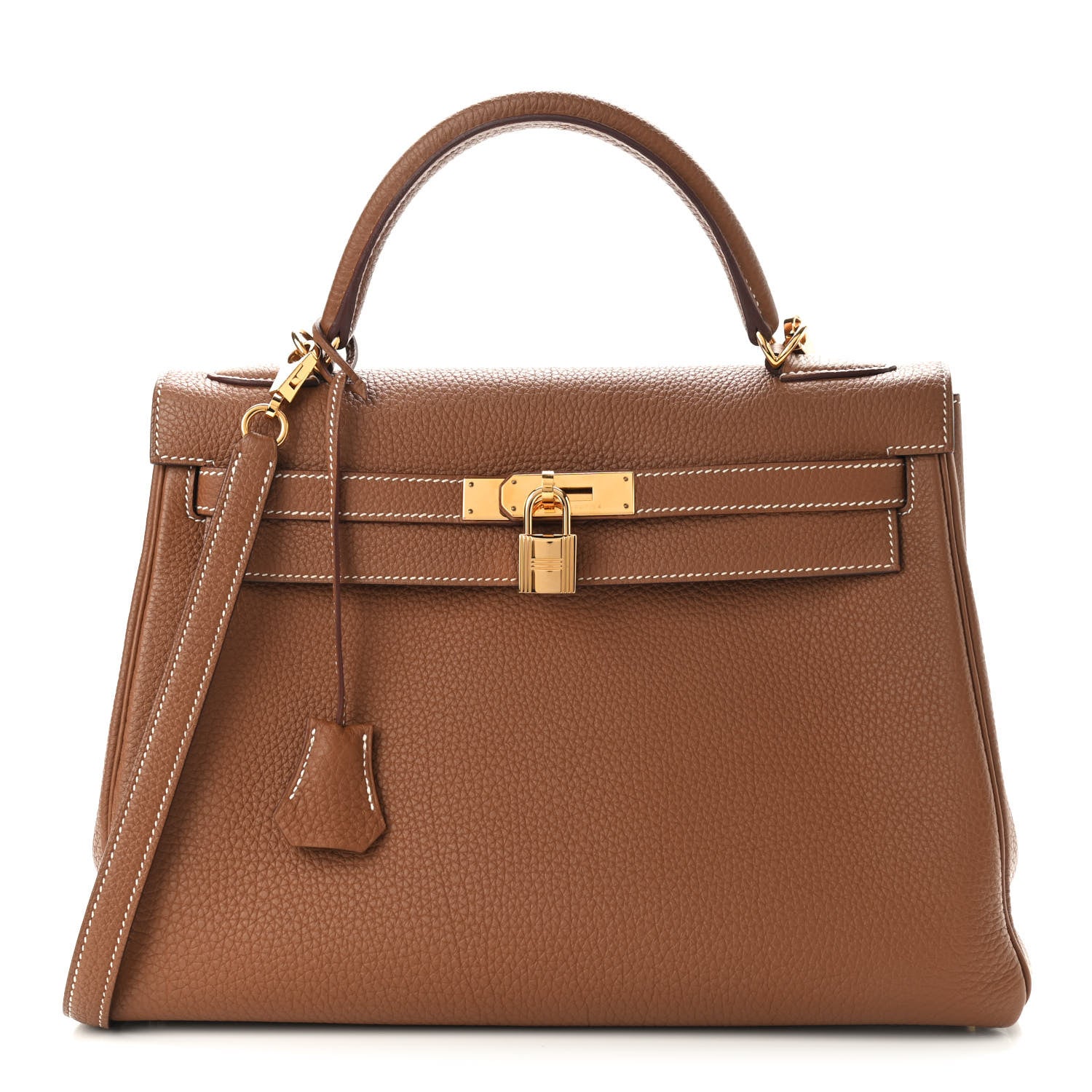 Hermes Togo Kelly Retourne 32 Gold 1 of 13