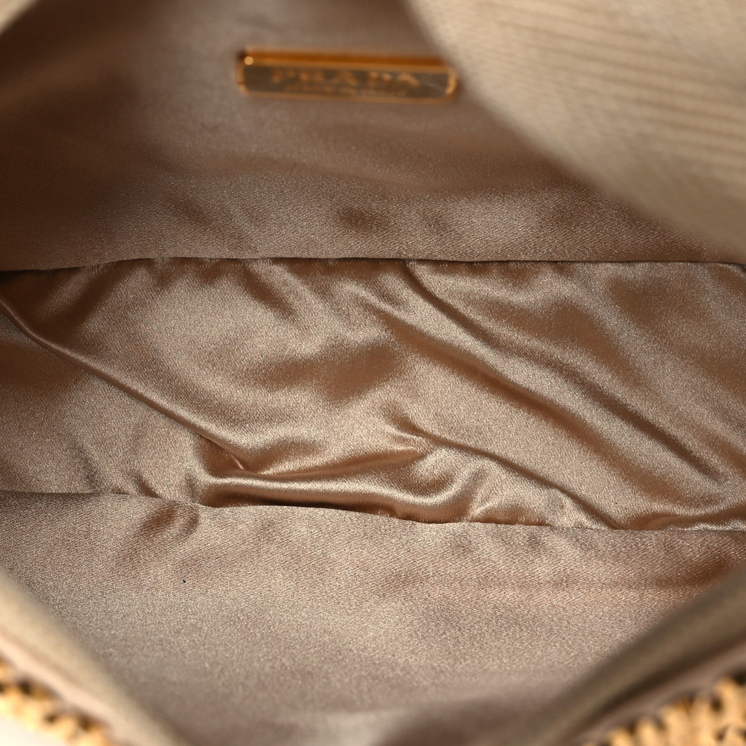 Prada Satin Crystal Mini Re-Edition 2000 Bag Platino 5 of 10