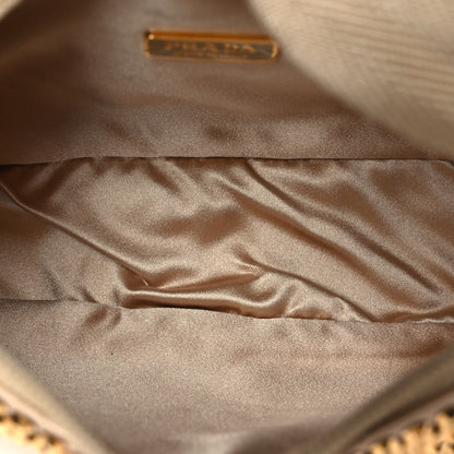 Prada Satin Crystal Mini Re-Edition 2000 Bag Platino 5 of 10