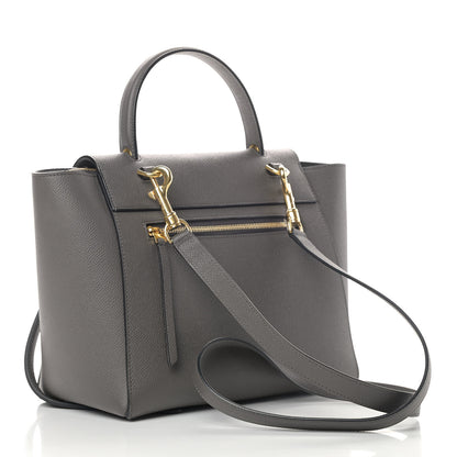 Celine Baby Grained Calfskin Micro Belt Bag Grey 3 of 10