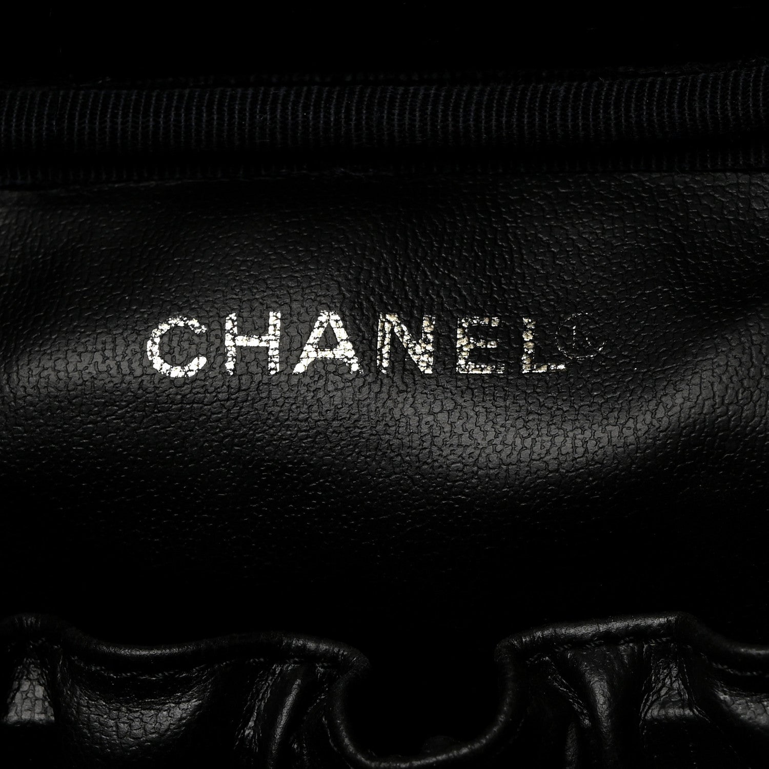 Chanel Caviar Vanity Cosmetic Case Black 6 of 7