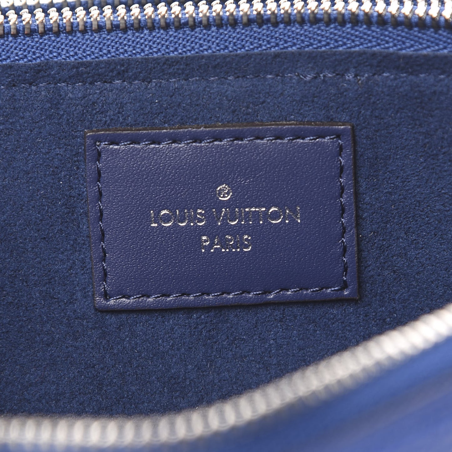 Monogram Giant Escale Double Zip Pochette Blue