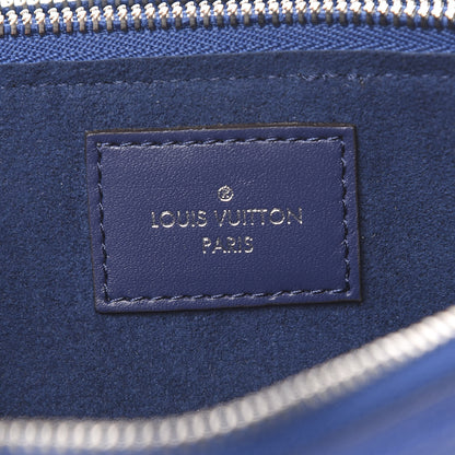 Louis Vuitton Monogram Giant Escale Double Zip Pochette Blue 7 of 13