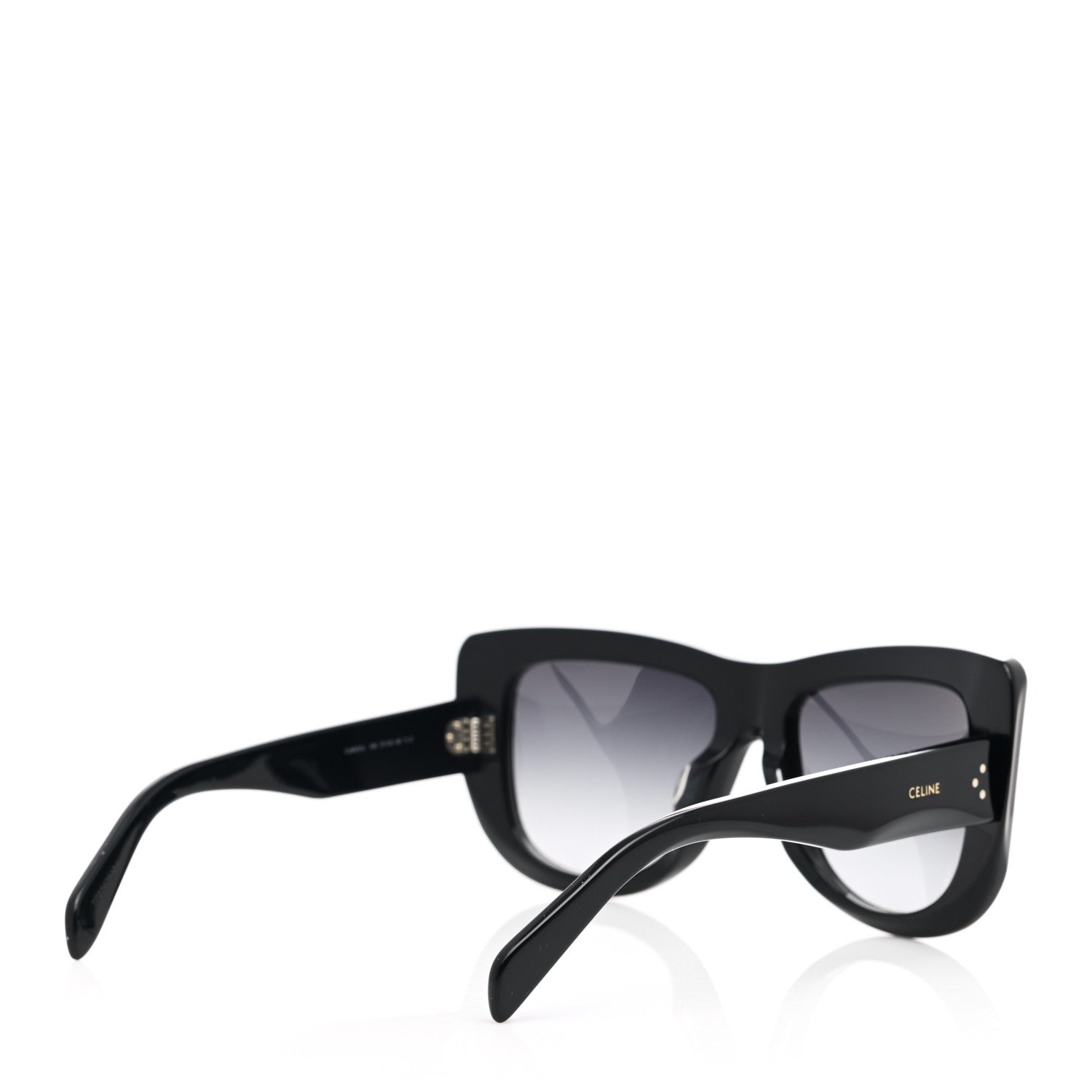 Celine Acetate Square Sunglasses CL40157U Black 4 of 7