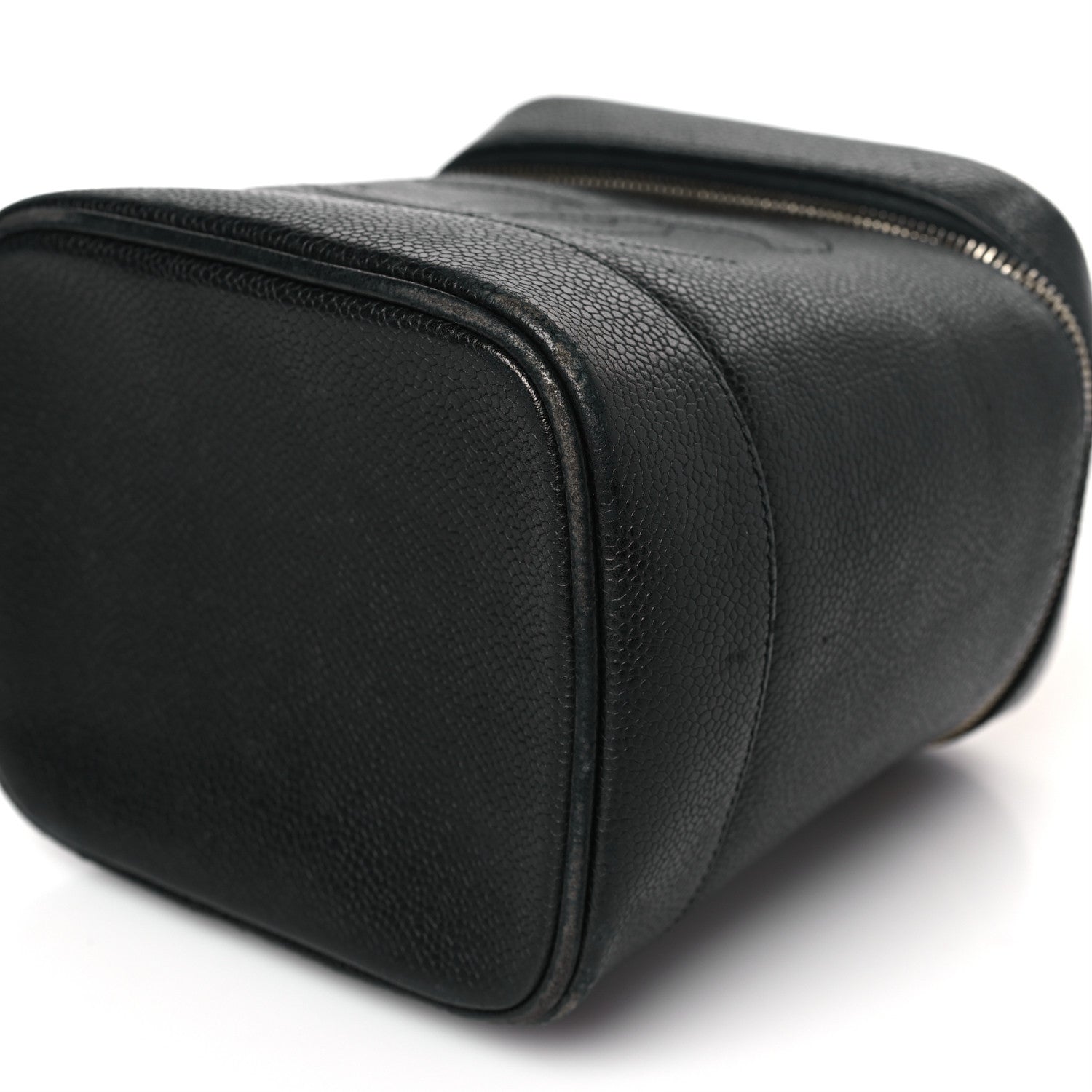 Chanel Caviar Vanity Cosmetic Case Black 9 of 11