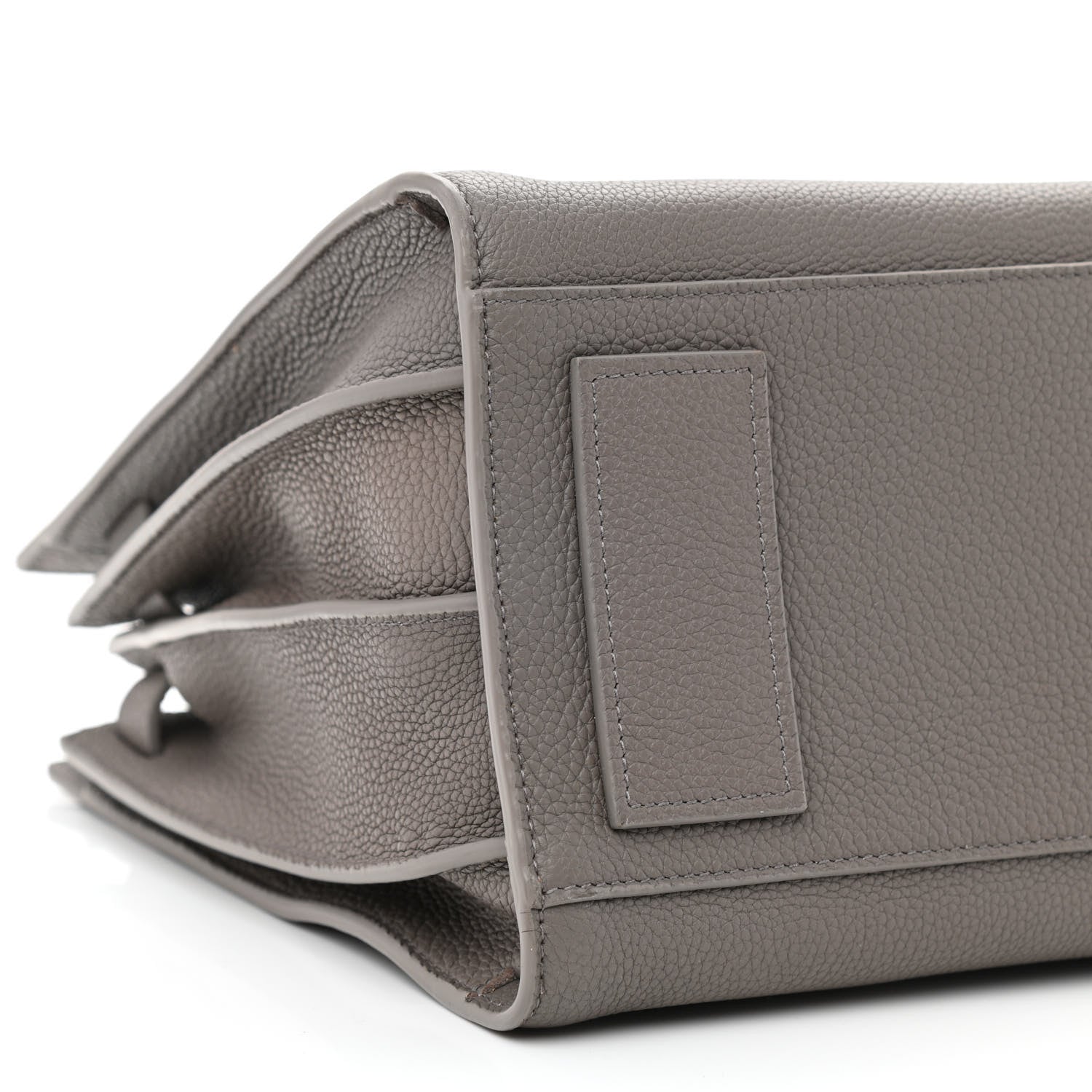 Saint Laurent Grained Calfskin Small Supple Sac De Jour Mouse Grey 9 of 10