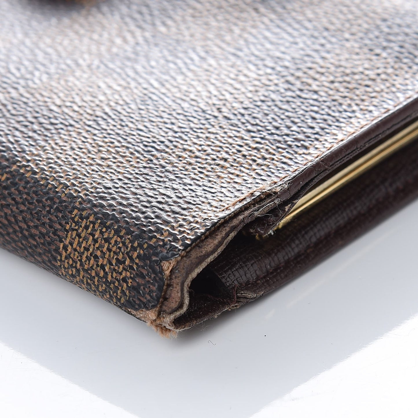 Damier Ebene Continental French Purse Wallet