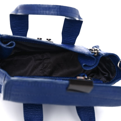 3.1 Phillip Lim Textured Calfskin Mini Pashli Satchel Cobalt 5 of 10