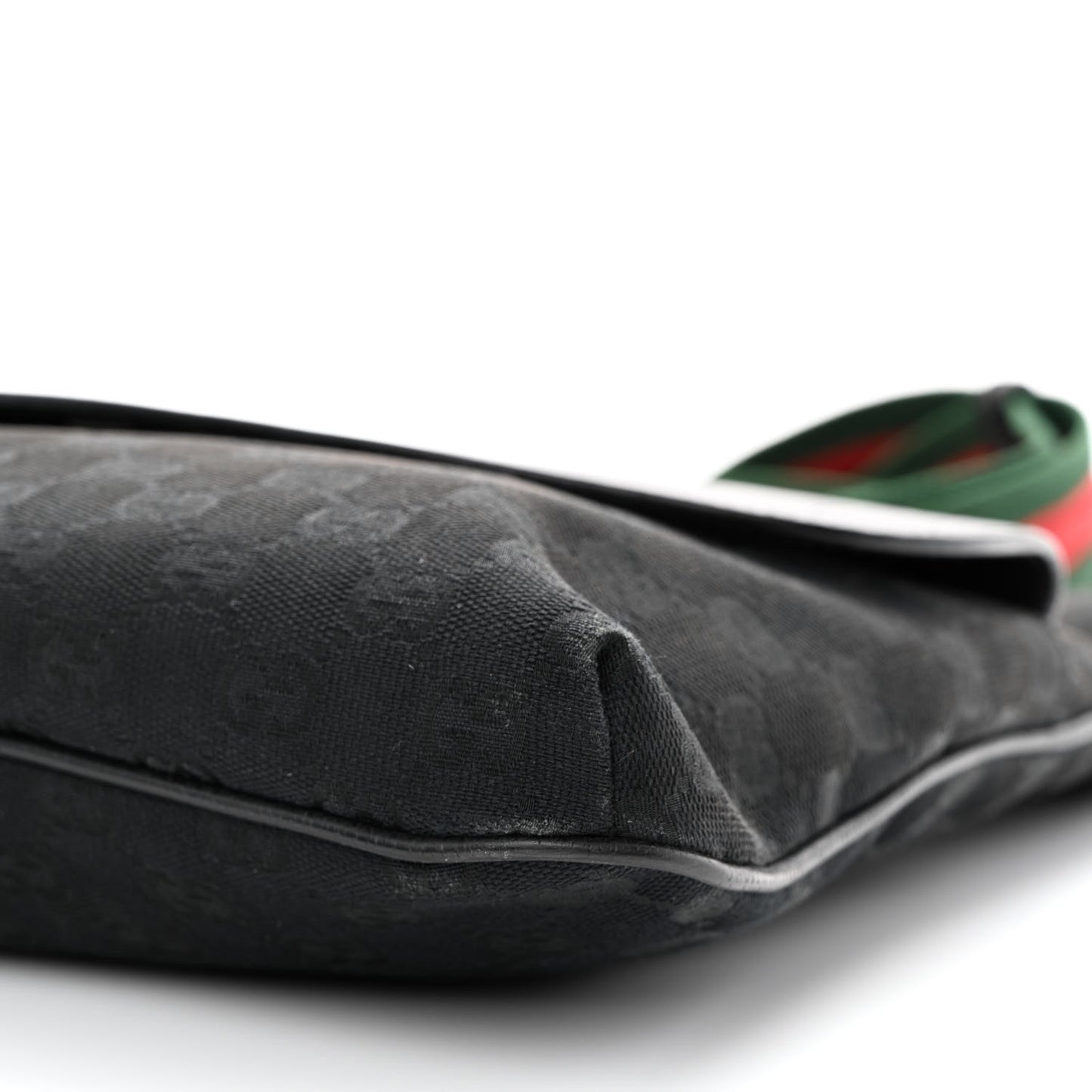 Monogram Signature Web Small Messenger Black