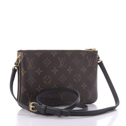 Louis Vuitton Reverse Monogram Giant Double Zip Pochette 3 of 10