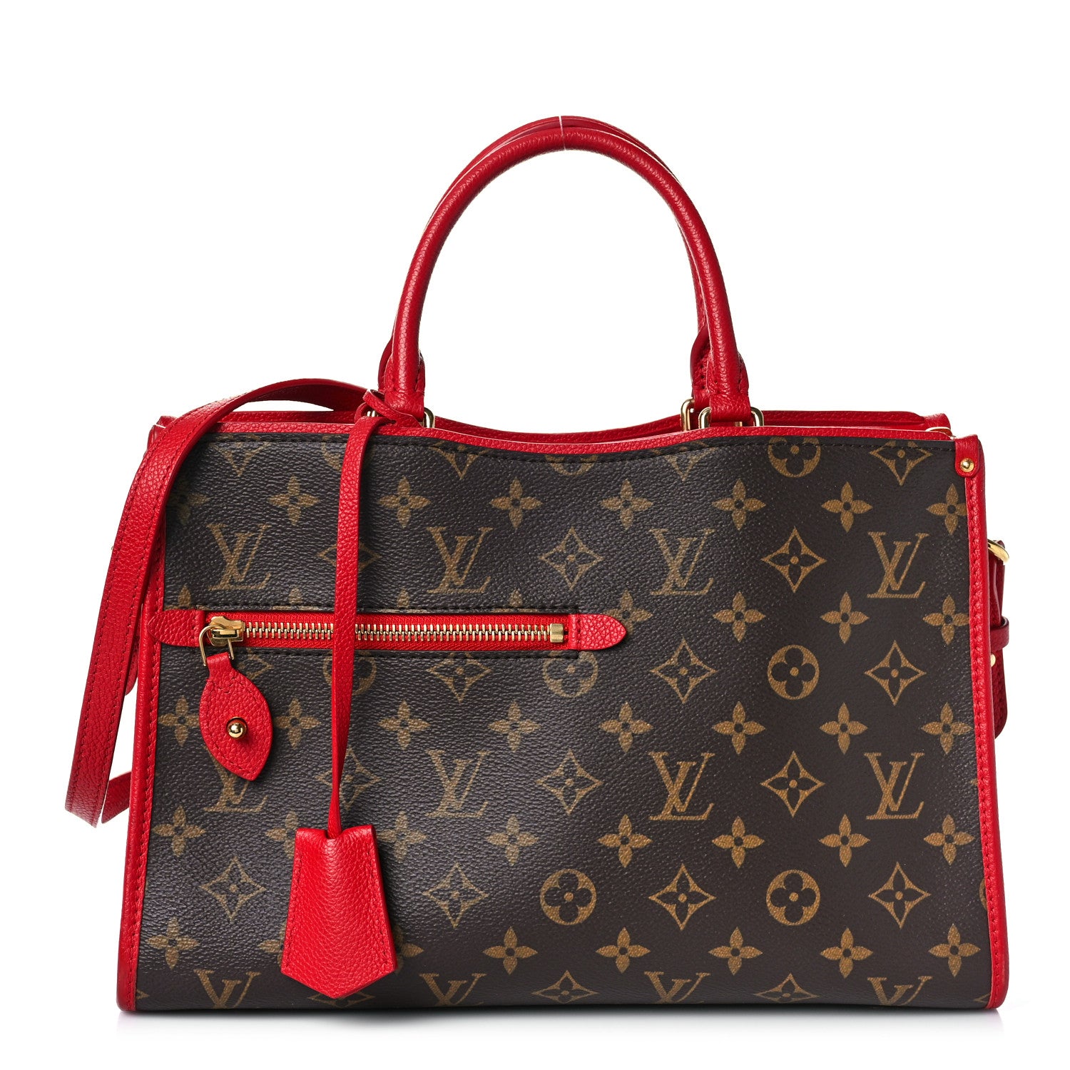 Louis Vuitton Monogram Popincourt PM Red 1 of 10