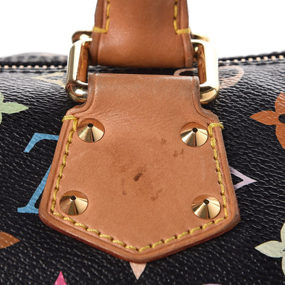 Louis Vuitton Monogram Multicolor Speedy 30 Black 7 of 9