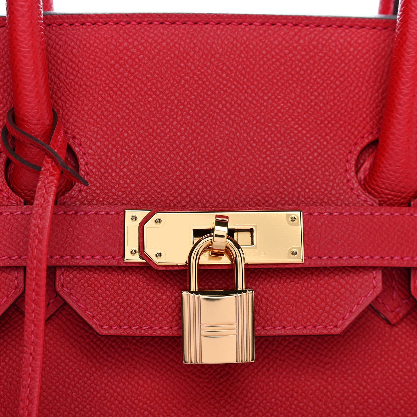 Epsom Birkin 35 Rouge Casaque