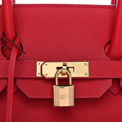 Hermes Epsom Birkin 35 Rouge Casaque 21 of 21