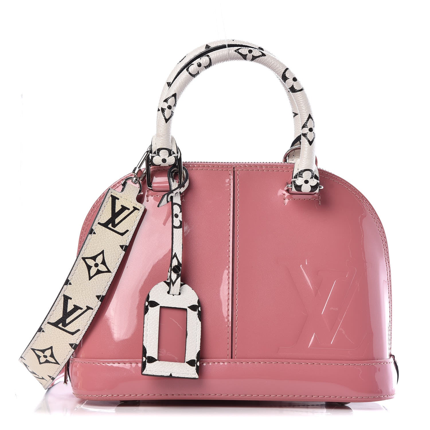 Louis Vuitton Patent Monogram Alma BB Rose Blush 1 of 15