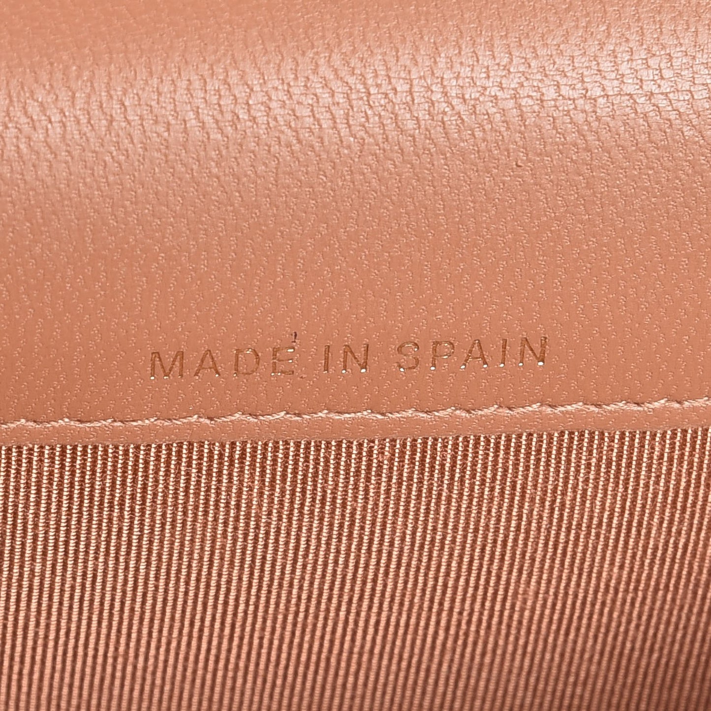 Lambskin Quilted Flap Card Holder Beige