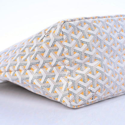 Goyard Goyardine Saint Louis Claire Voie PM White Orange 6 of 8