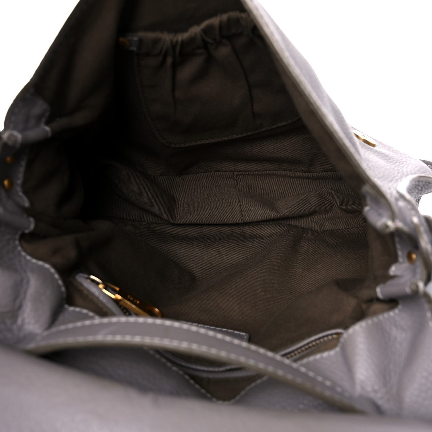 Calfskin Medium Marcie Top Handle Bag Cashmere Grey