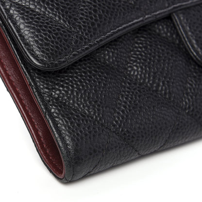 Chanel Caviar Quilted Large Flap Wallet Black 9 of 11