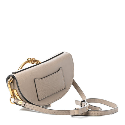 Chloe Calfskin Small Nile Bracelet Minaudiere Bag Motty Grey 3 of 9