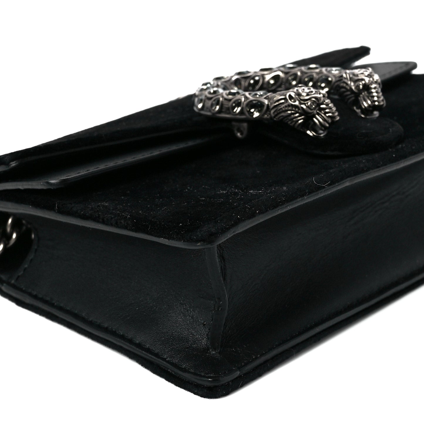 Velvet Super Mini Dionysus Shoulder Bag Black