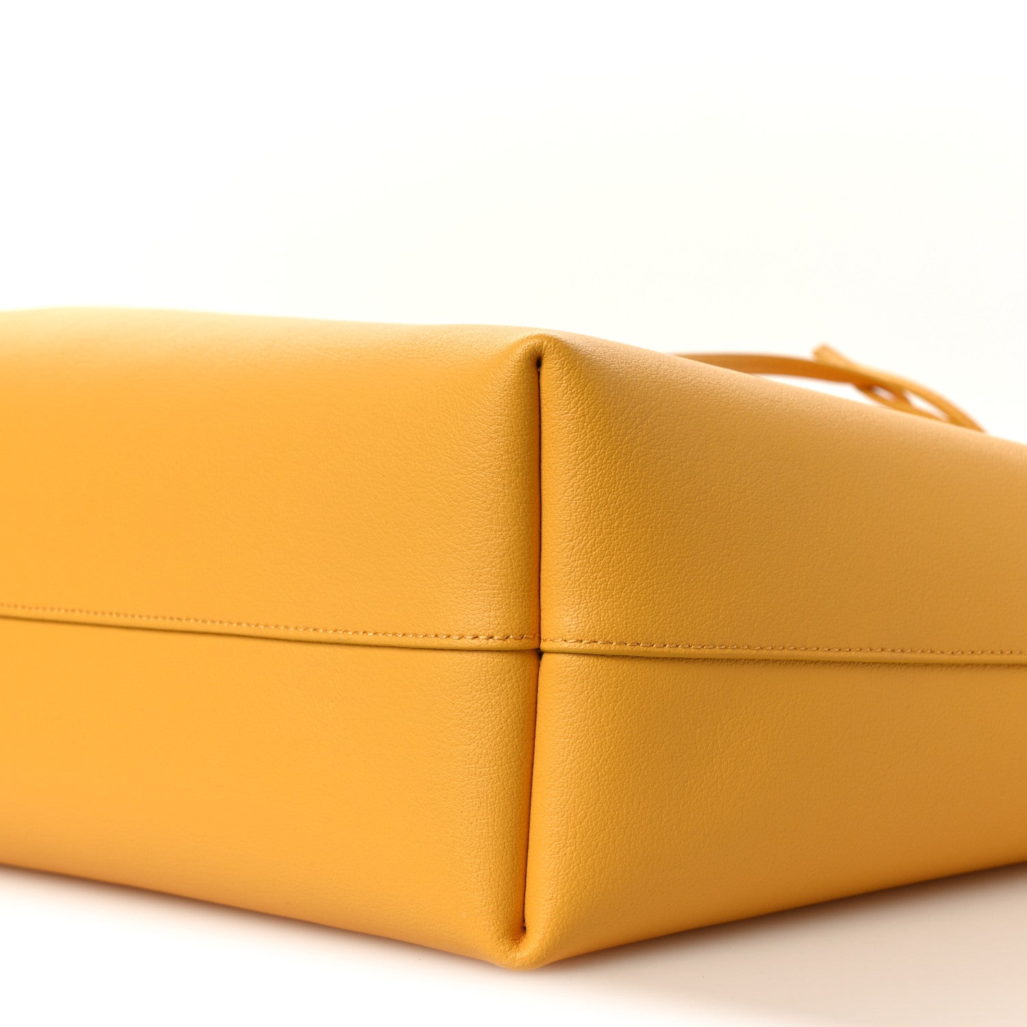 Saint Laurent Calfskin Large Shopping Tote Wheat 11 of 14