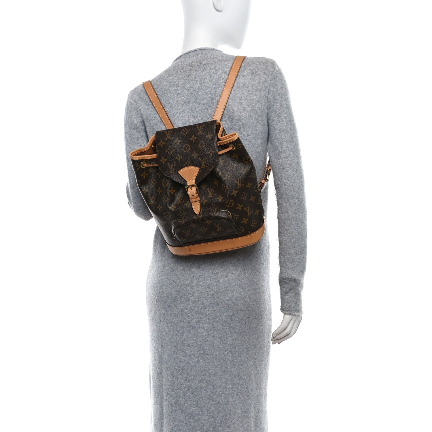 Louis Vuitton Monogram Montsouris MM Backpack 2 of 10