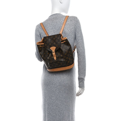 Louis Vuitton Monogram Montsouris MM Backpack 2 of 10