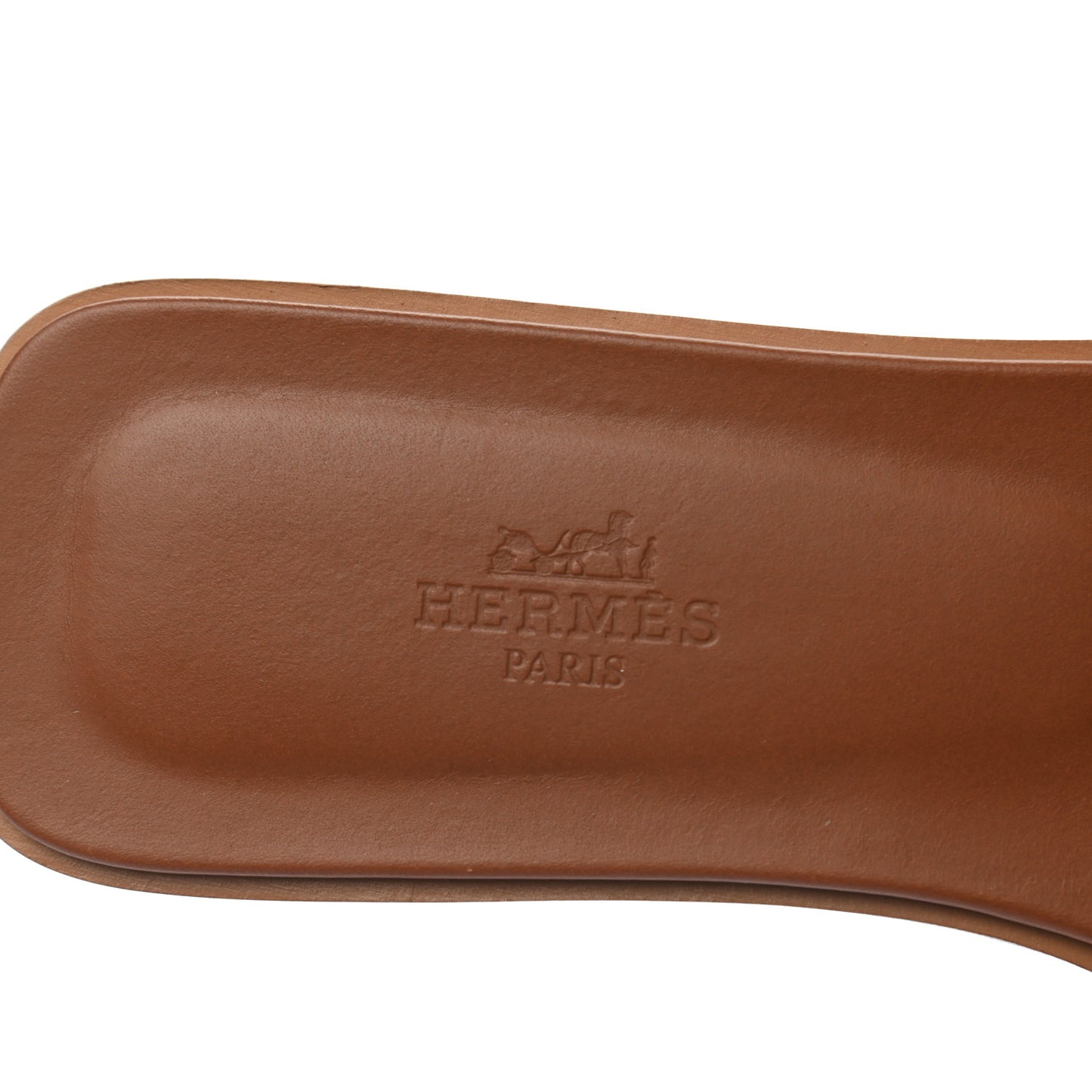 Box Calfskin Oran Sandals 38 Gold
