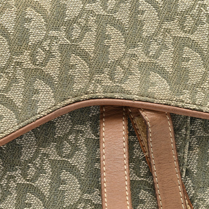 Christian Dior Monogram Saddle Bag Green 8 of 12