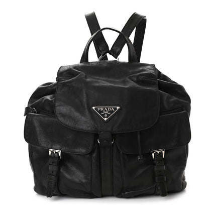 Prada Calfskin Backpack Black 1 of 15