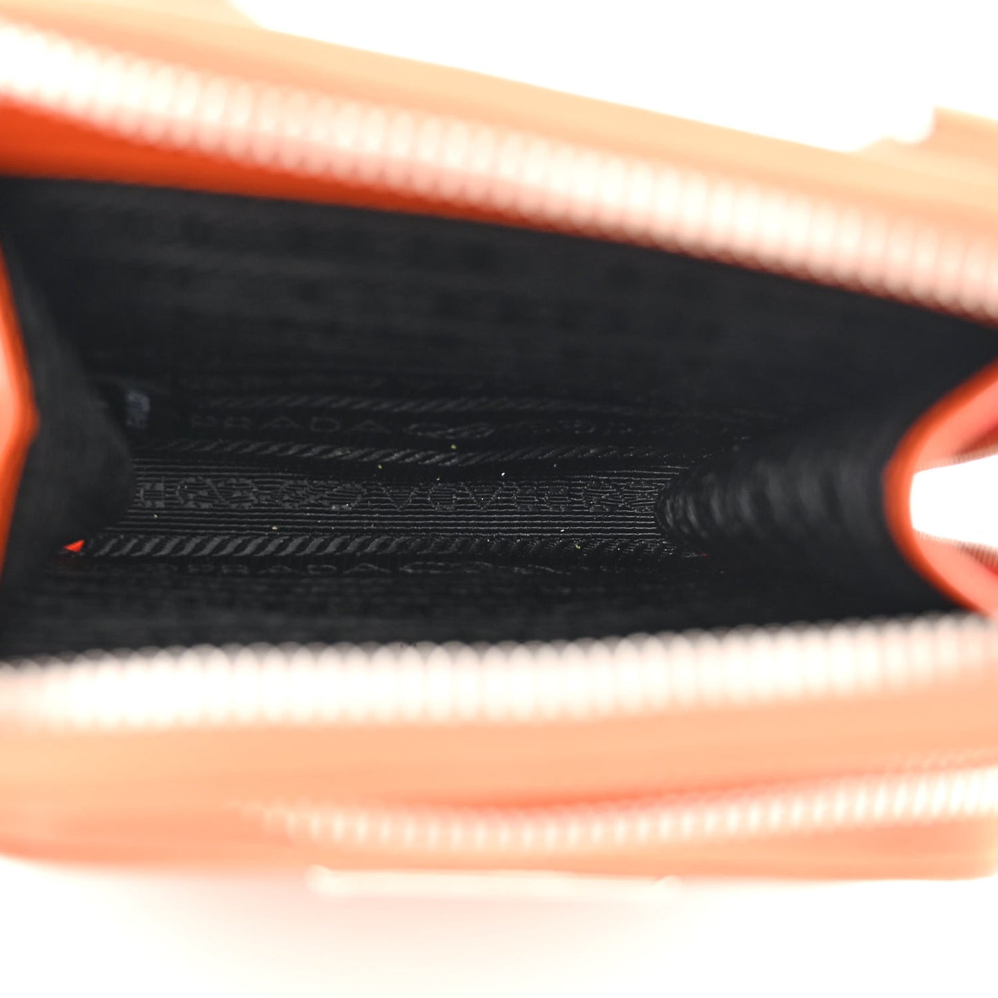 Saffiano Phone Crossbody Pouch Papaya