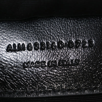 Saint Laurent Crinkled Calfskin Matelasse Monogram Baby Niki Chain Satchel Blanc Vintage 7 of 10