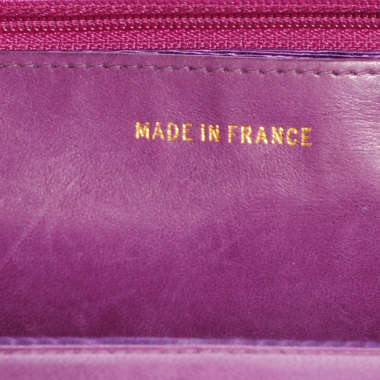Chanel Caviar Timeless Wallet on Chain WOC Purple 7 of 8