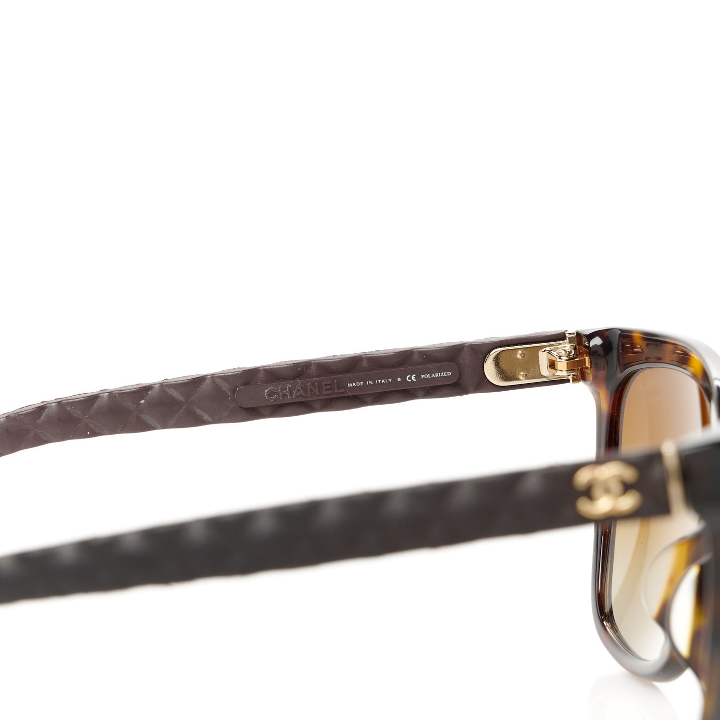 Acetate Quilted Polarized Butterfly CC Sunglasses 5288-Q Tortoise