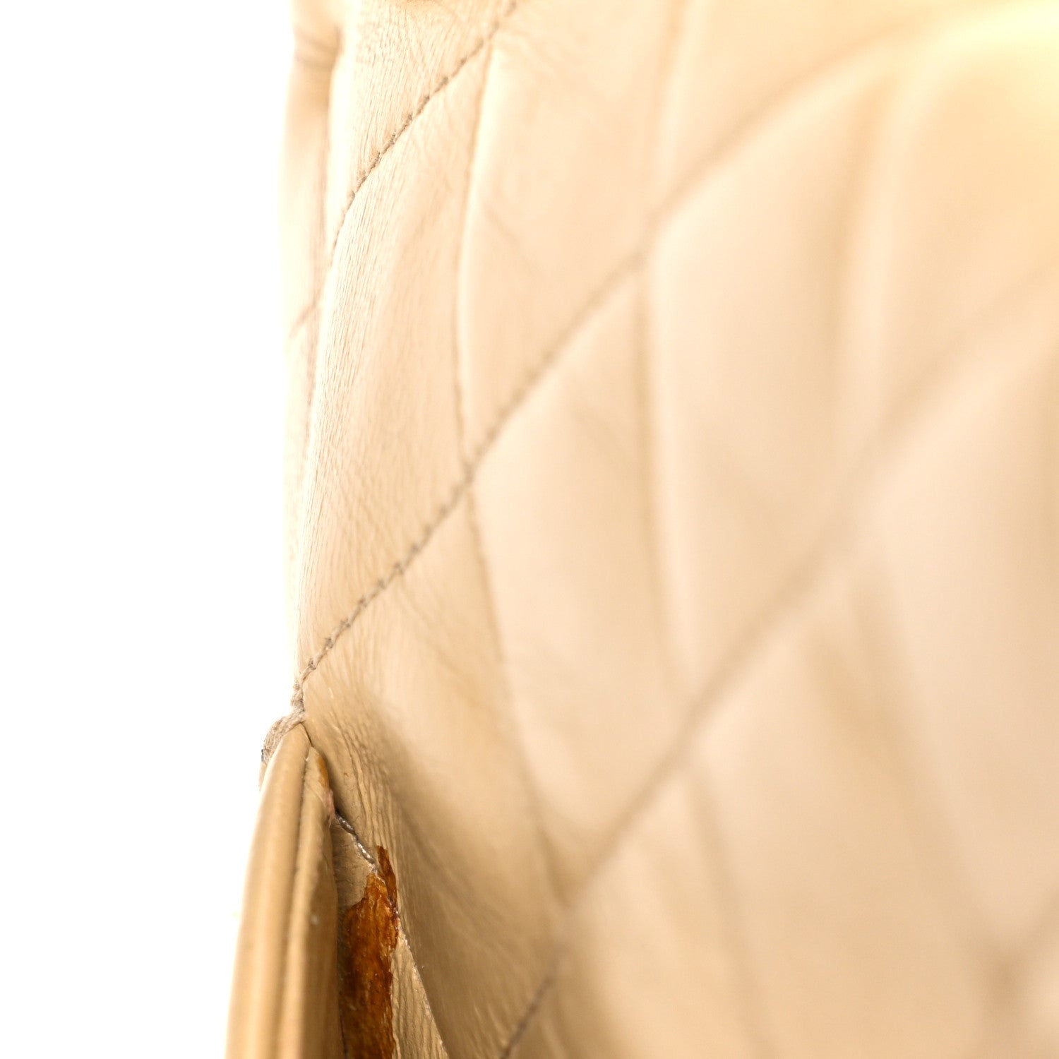 Chanel Lambskin Quilted Medium Double Flap Beige 11 of 12