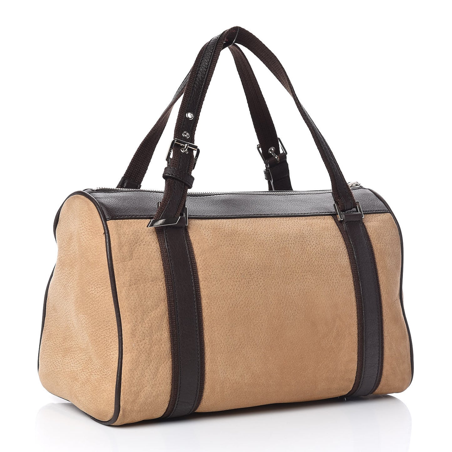 Nubuck Boston Beige Marron Fonce