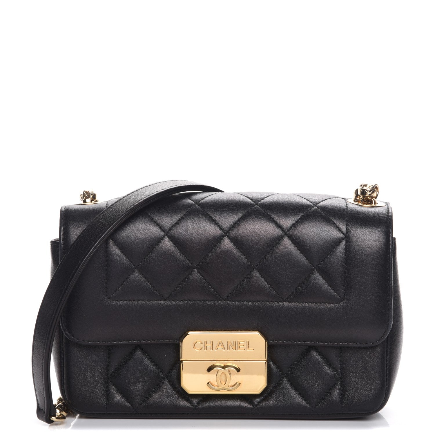 Chanel Lambskin Mini Chic With Me Flap Black 1 of 11