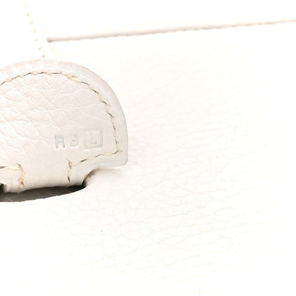 Hermes Taurillon Clemence Amazone Evelyne II PM White 6 of 11