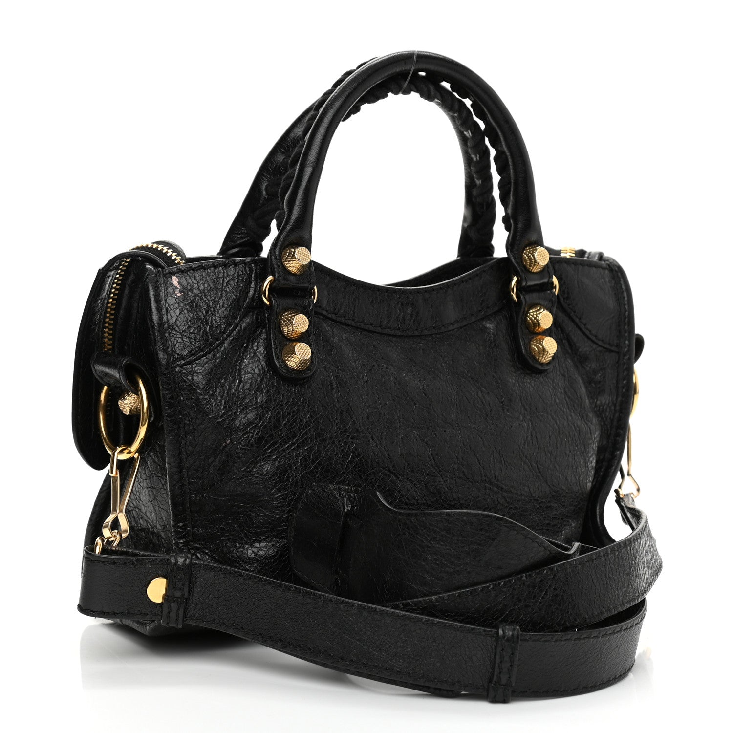 Balenciaga Agneau Giant 12 Gold Hardware Mini City Black 4 of 10