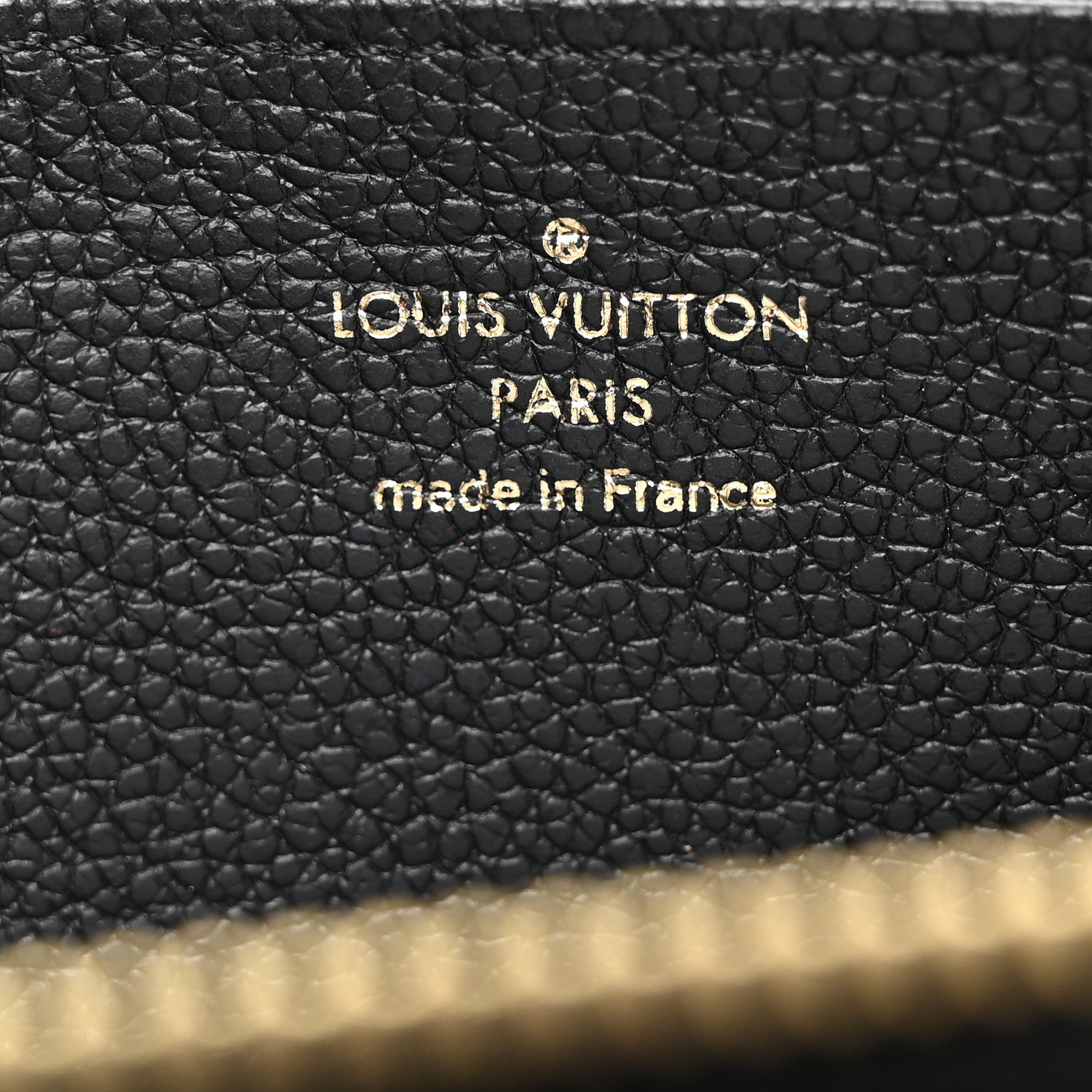 Louis Vuitton Empreinte Monogram Giant Zippy Wallet Black Beige 5 of 6